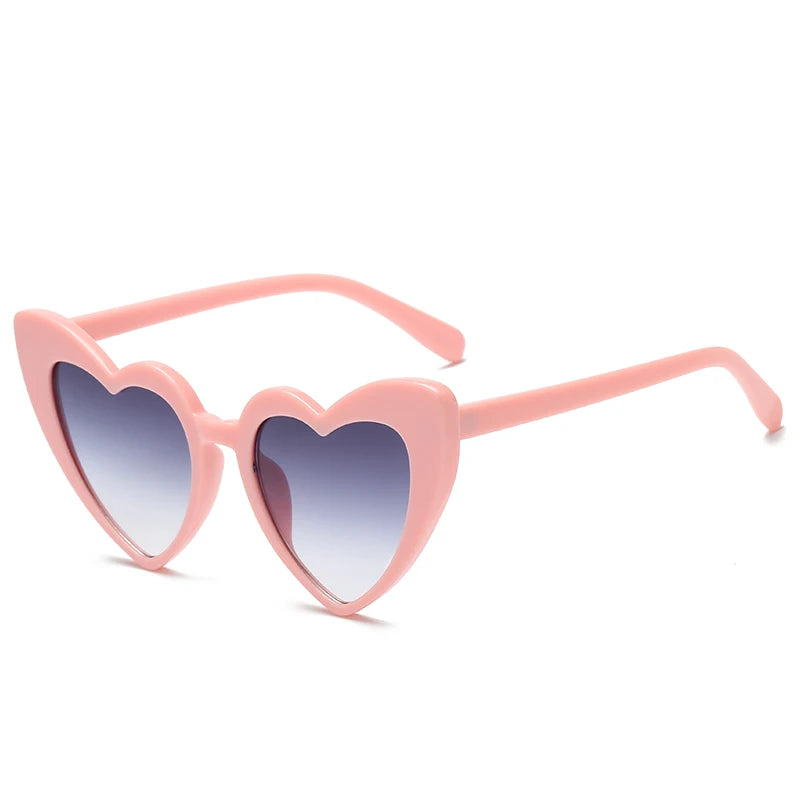 Vintage Love Shape Sunglasses