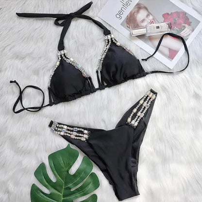 Shiny Crystal Diamond Bikini