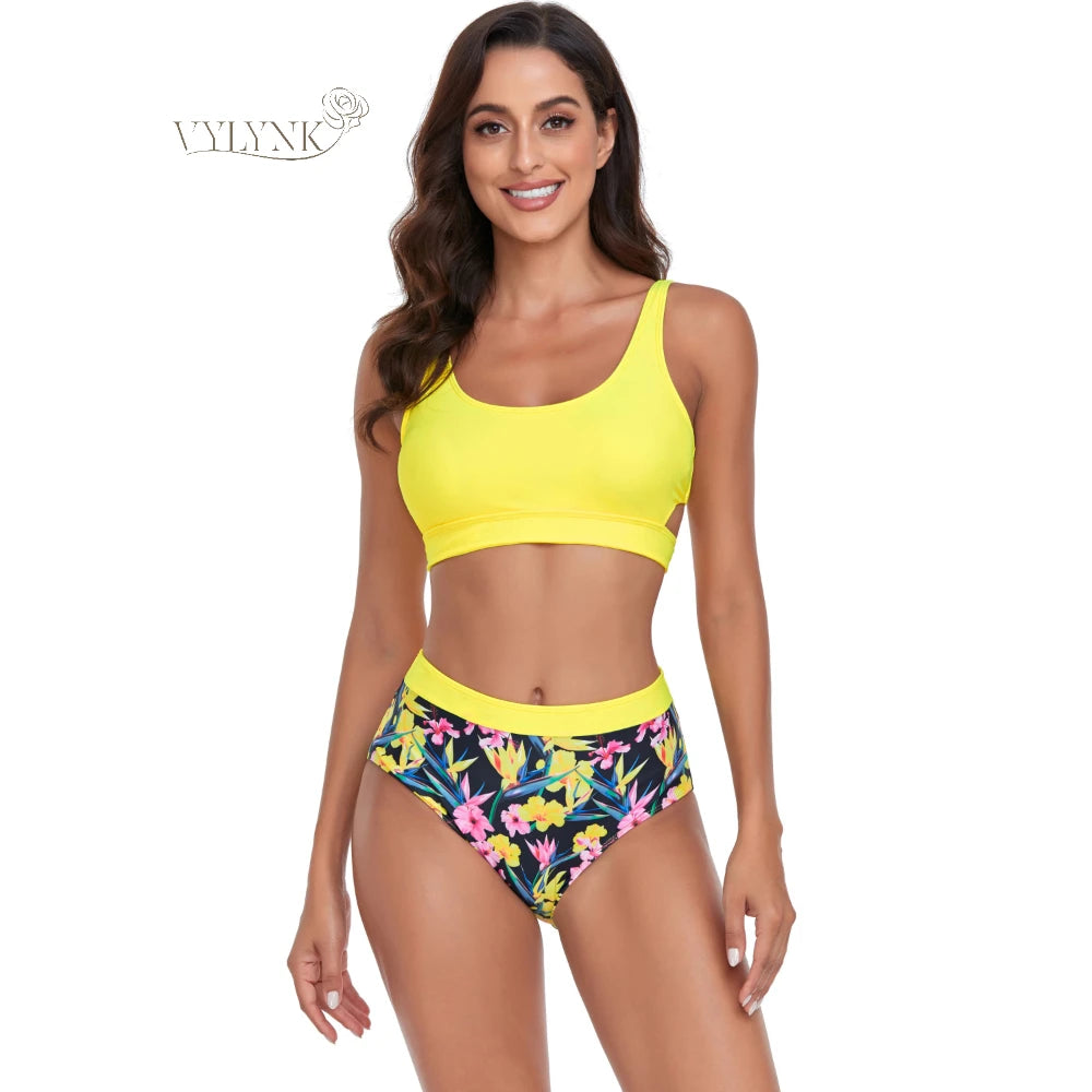 Tummy Control High Waist Bikini Set