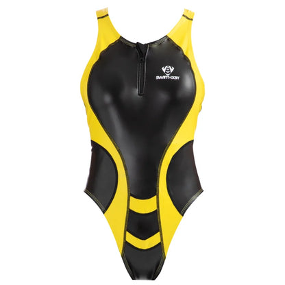 Glitter Japanese Zipper Swimsuit