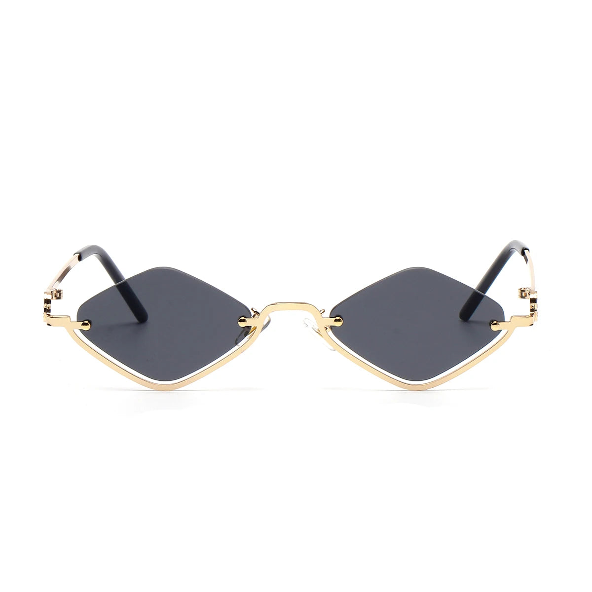 Stylish Metal Half Frame Women's Sunglasses