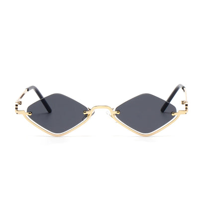 Stylish Metal Half Frame Women's Sunglasses