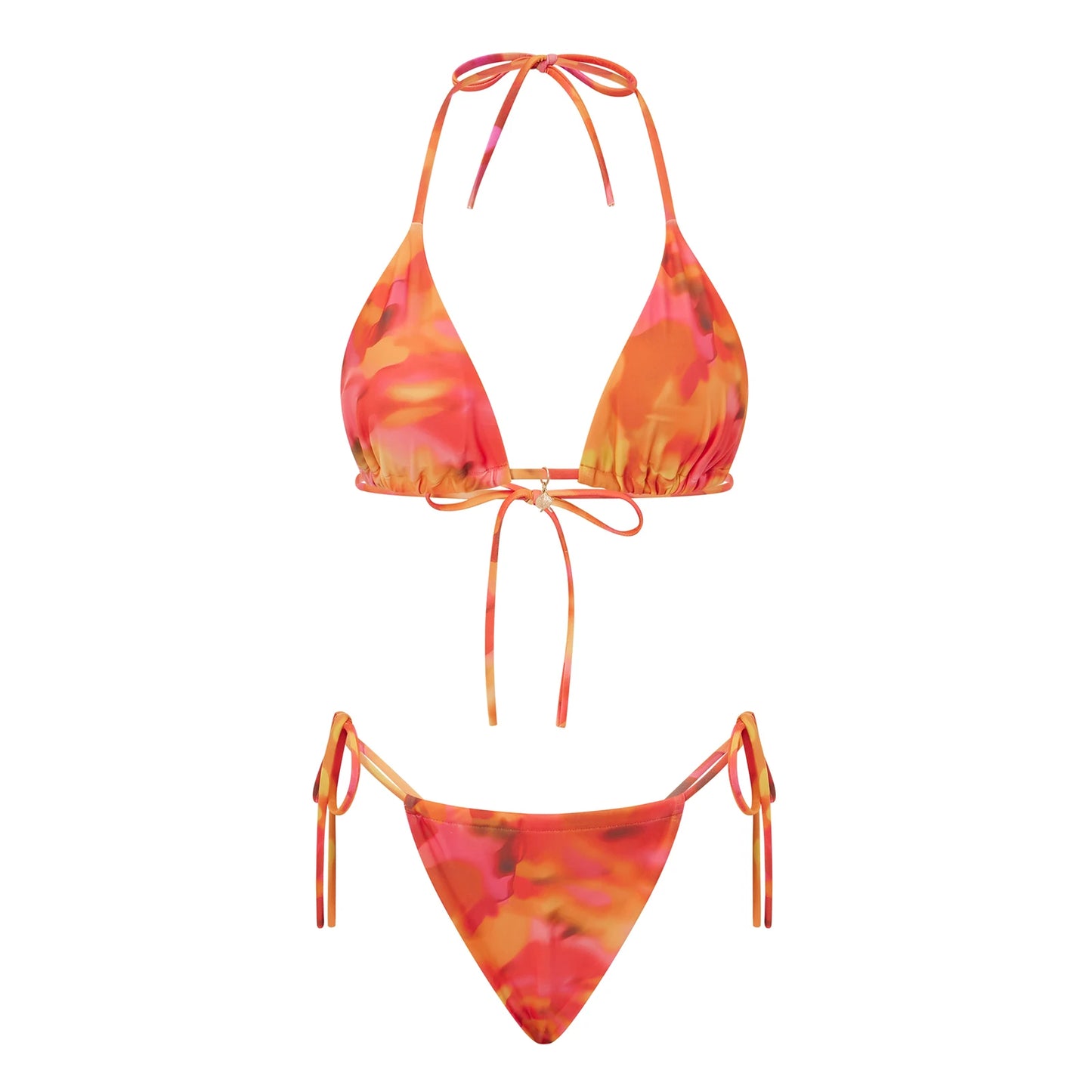 Floral Halter Bikini Set  Chic and Sexy
