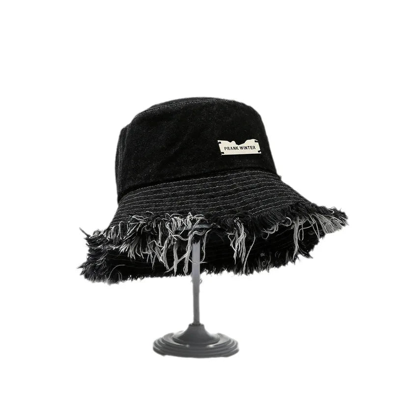 Washed Denim Bucket Hat