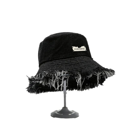 Washed Denim Bucket Hat