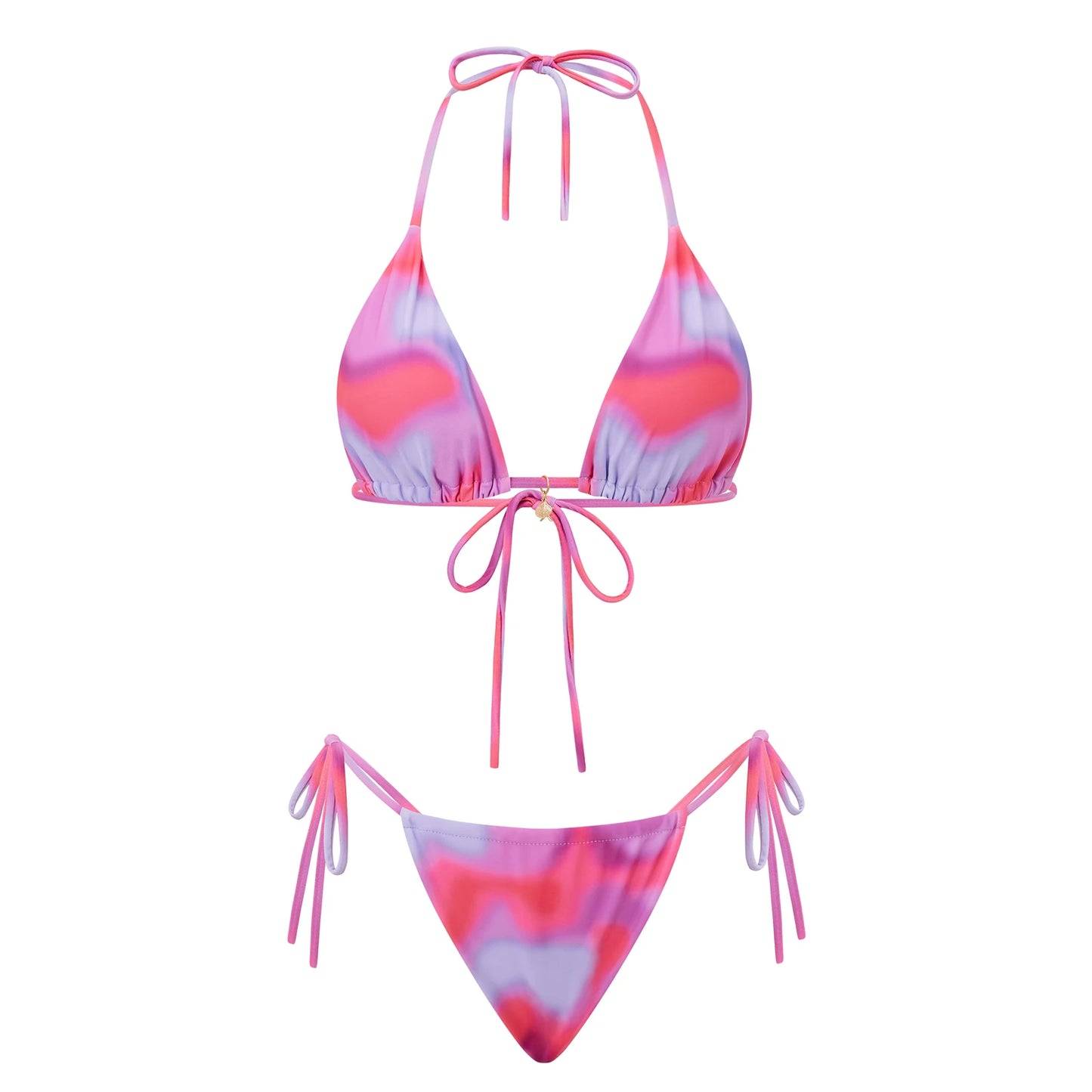 Floral Halter Bikini Set  Chic and Sexy