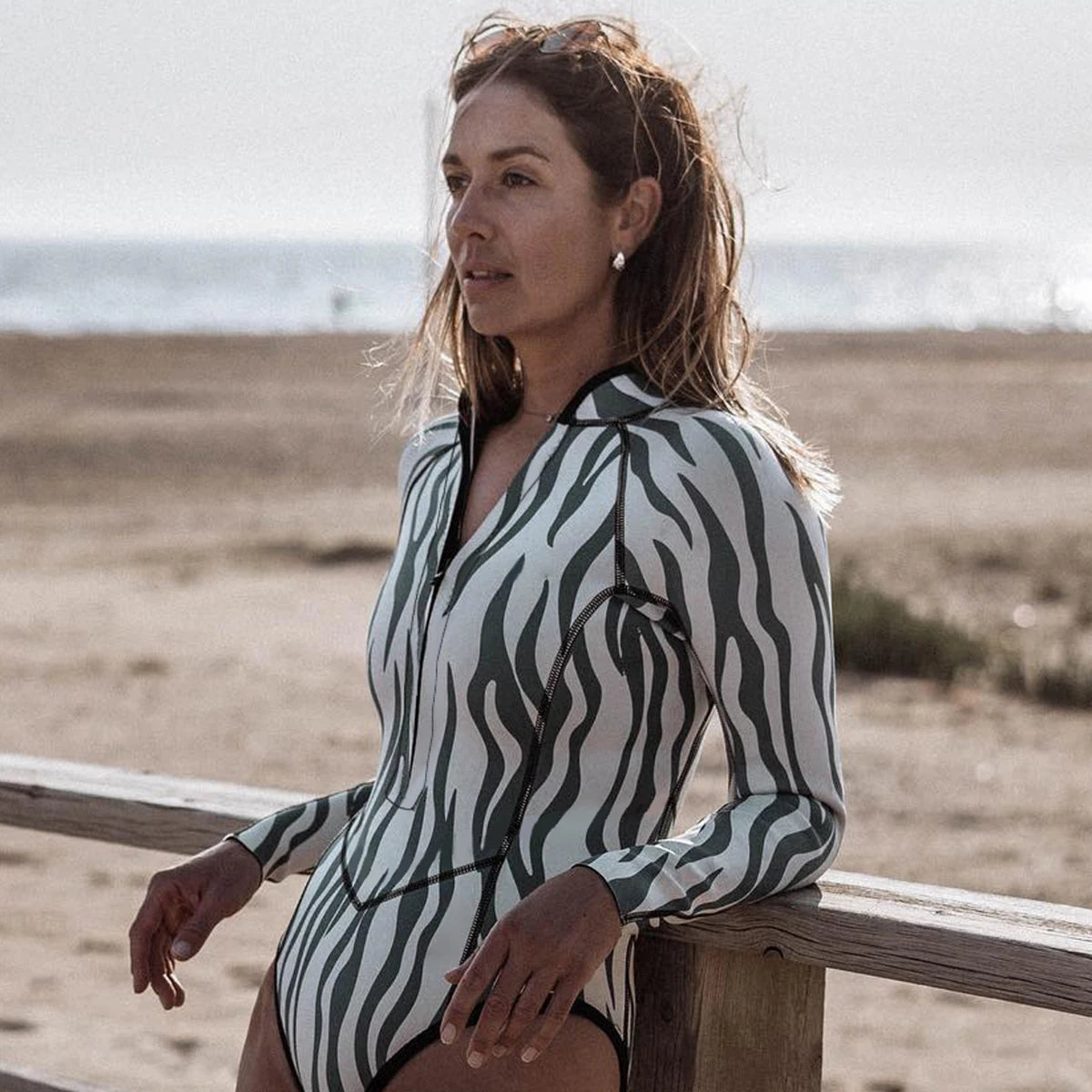 Elegant Monokini Bodysuit for Surf & Swim