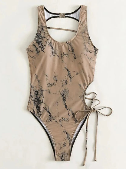 Sexy Bandage One-Piece Beachwear for Women